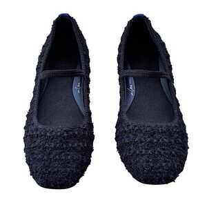 Rothy's Black Textured Mary Jane